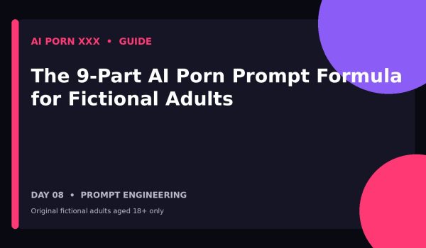 AI Porn Prompt Lab: The 9-Part Formula, Six Failures and Their Repairs